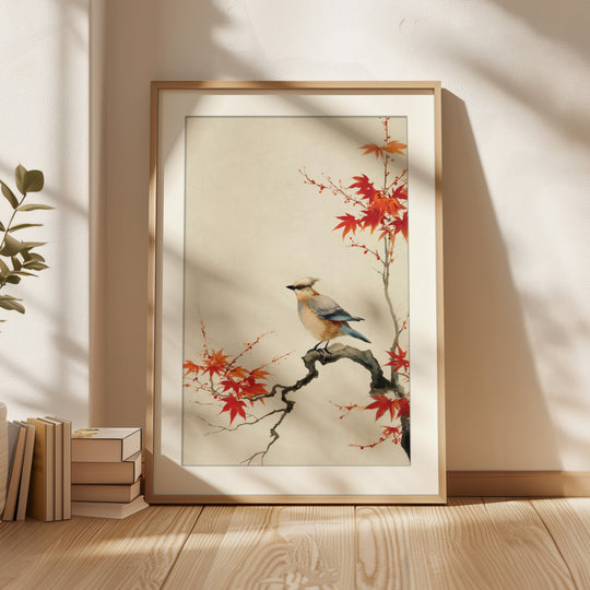 Bird on Maple Branch