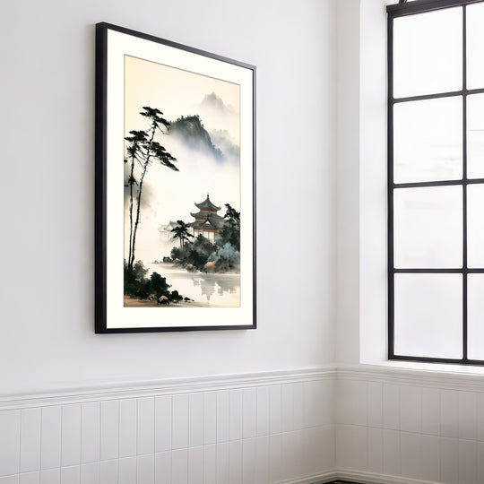 Japanese Temple Art Print