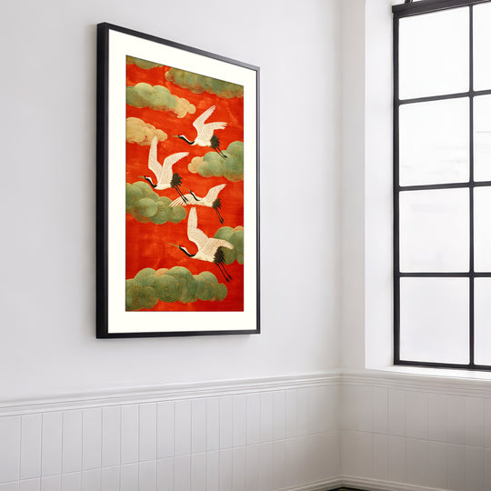 Japanese Crane Art Print
