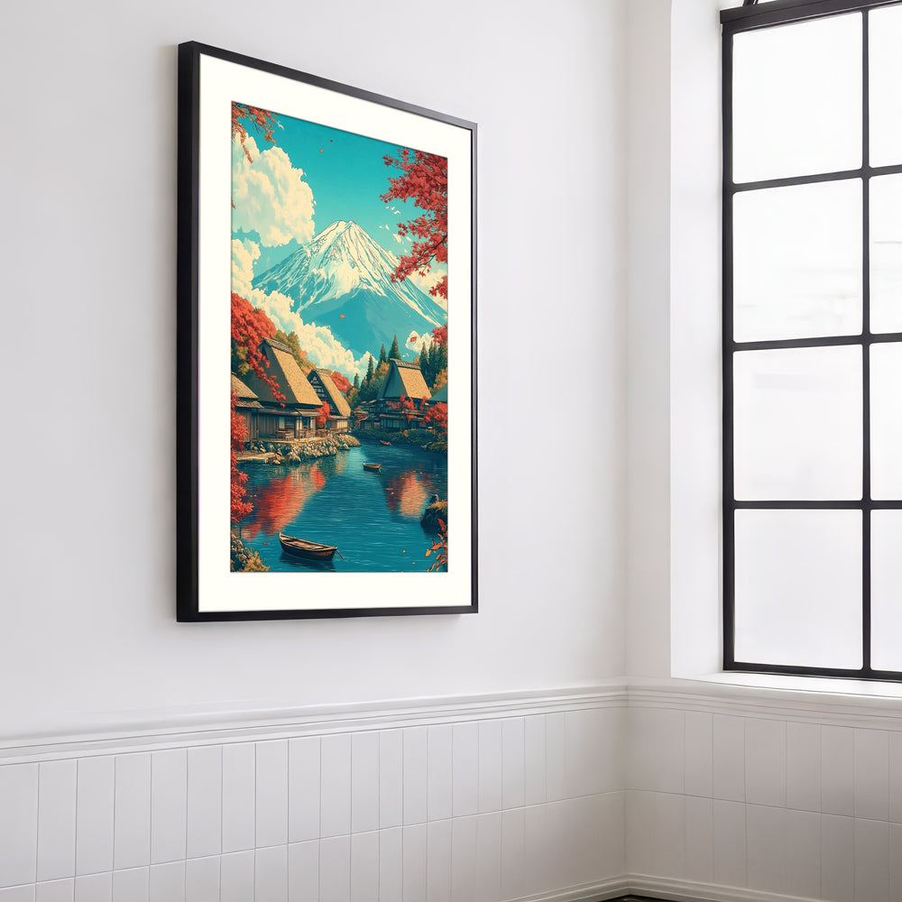 Japanese Lake Print