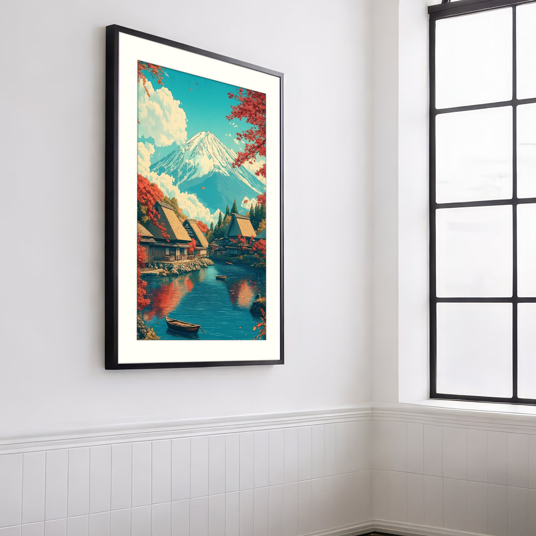 Japanese Lake Print