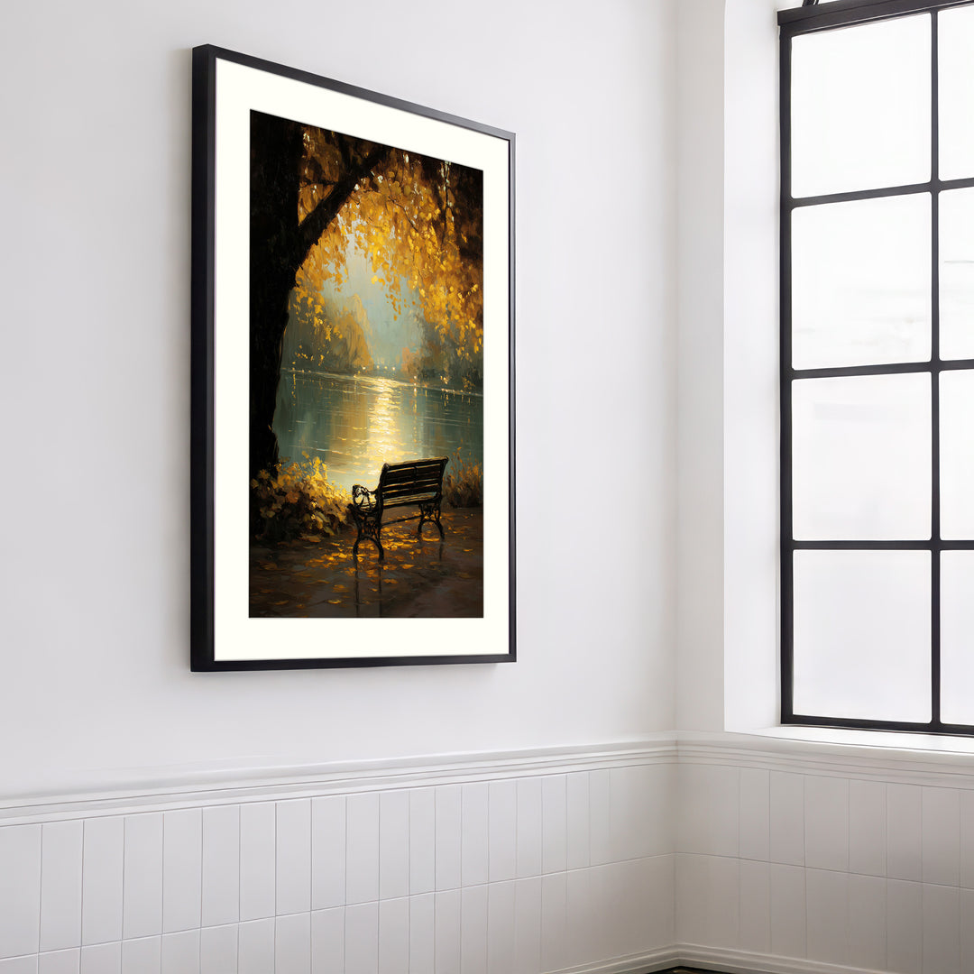 Autumn Lake Art Print