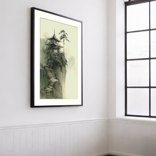 Japanese Temple Wall Art Print