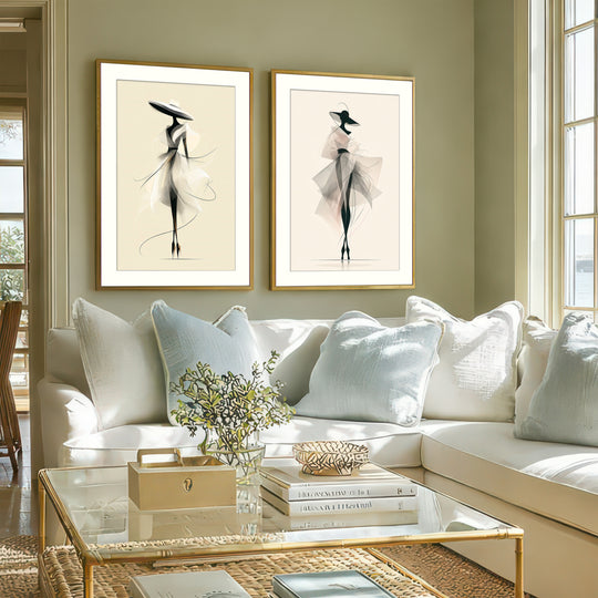Fashion Wall Art Prints Set of 2