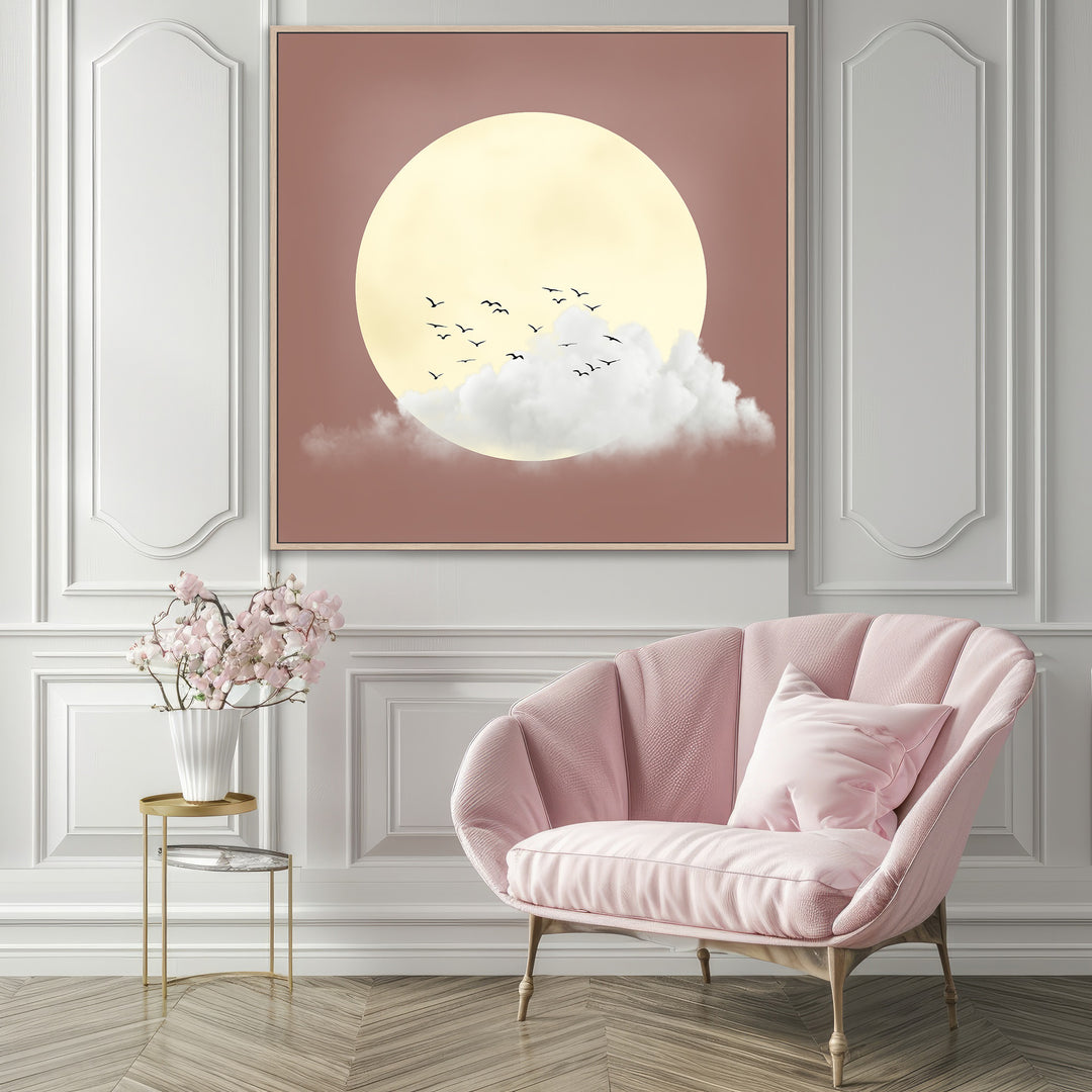 Bird Flock Moon