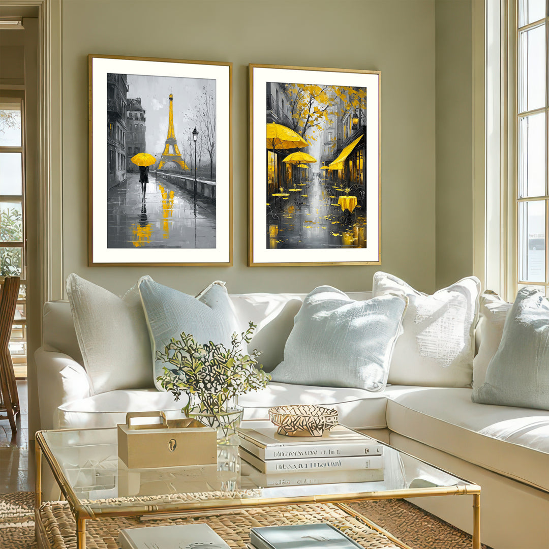 Paris Wall Art Prints Set of 2