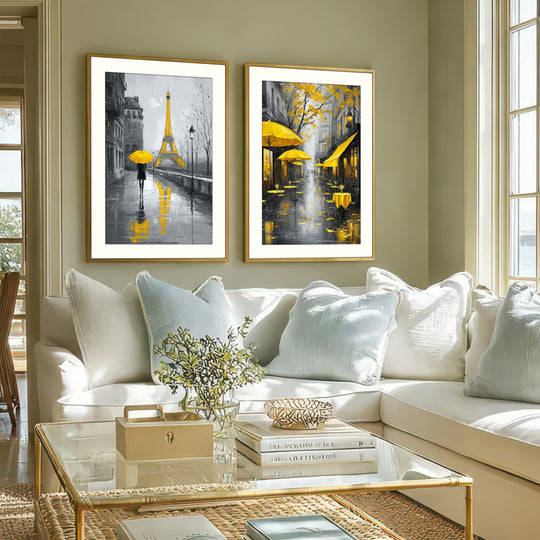 Paris Wall Art Prints Set of 2