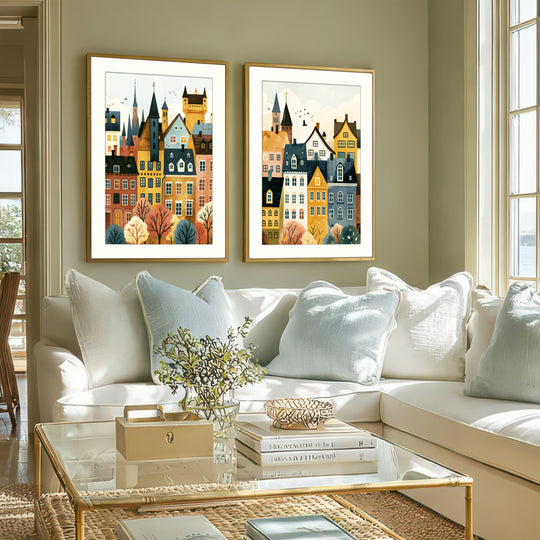 European Cityscape Wall Art Prints