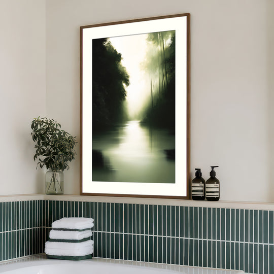 Misty Forest Art Print