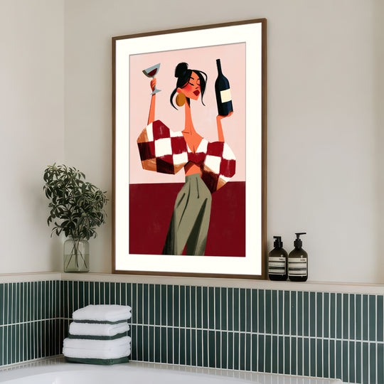 Wine Lover Art Print
