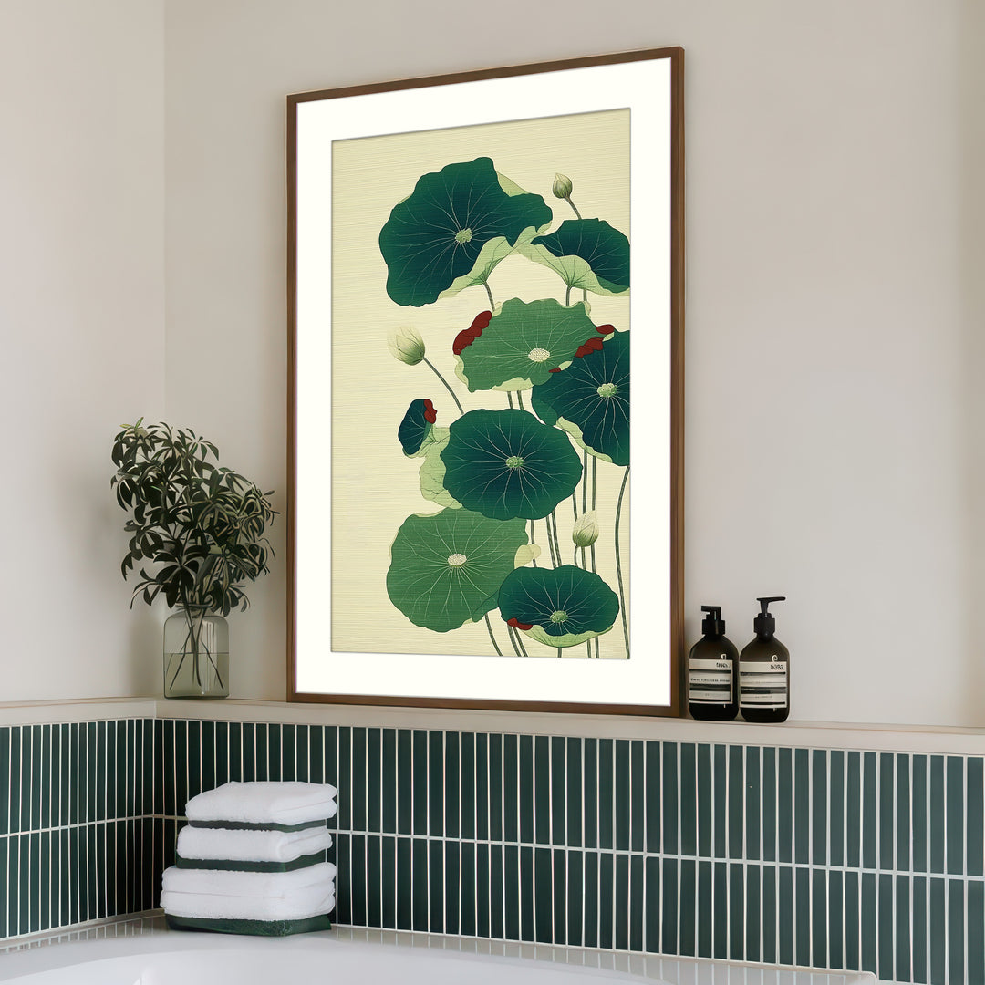Lotus Leaf Art Print