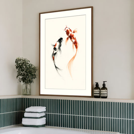Japanese Koi Fish Art Print