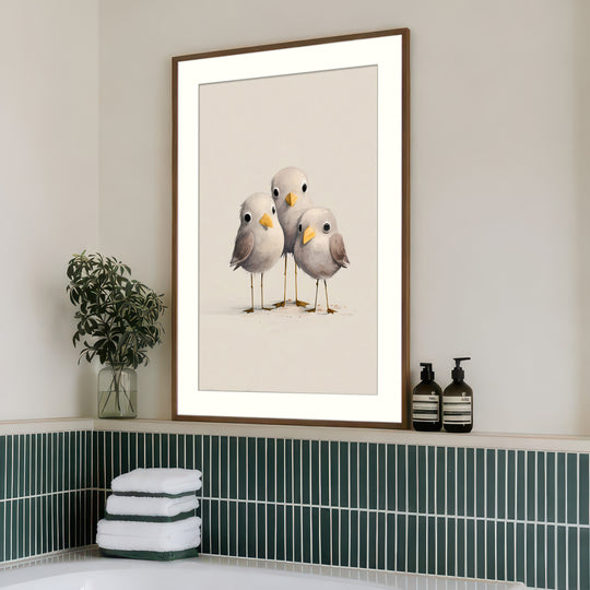 Cute Bird Wall Art Print