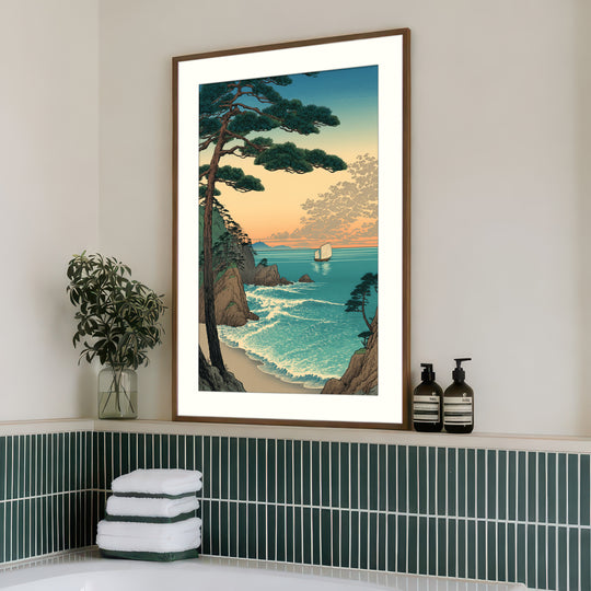 Sunset Coastal Pines