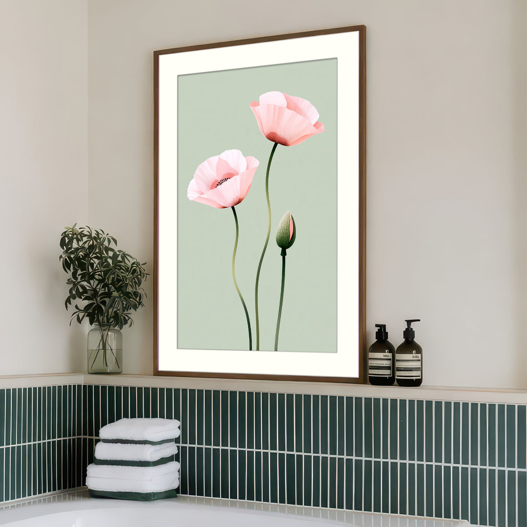 Pink Poppy Art Print