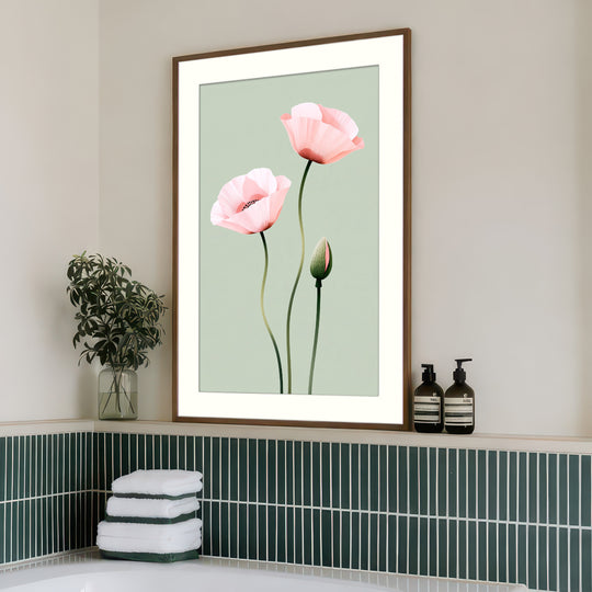 Pink Poppy Art Print