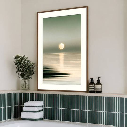 Moonlit Ocean Art Print