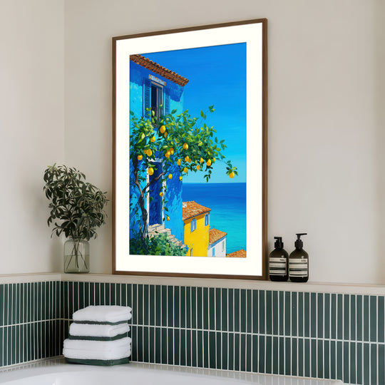 Mediterranean Lemon Art Print