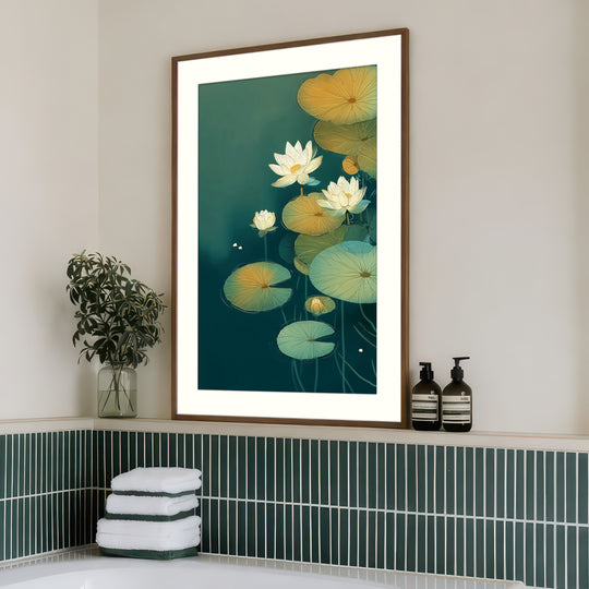 Teal Botanical Wall Decor