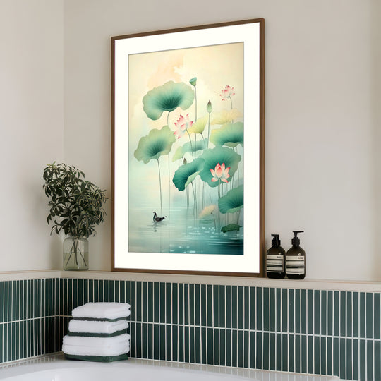 Lotus Flower Wall Art