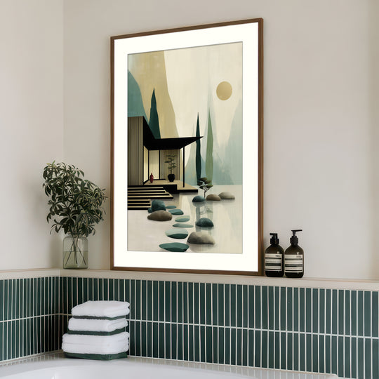 Japanese Home with Garden