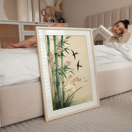 Bamboo Bird Art Print