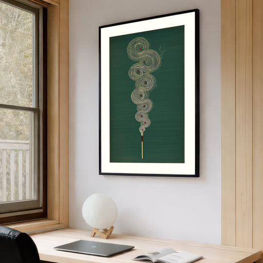 Abstract Incense Wall Art Print