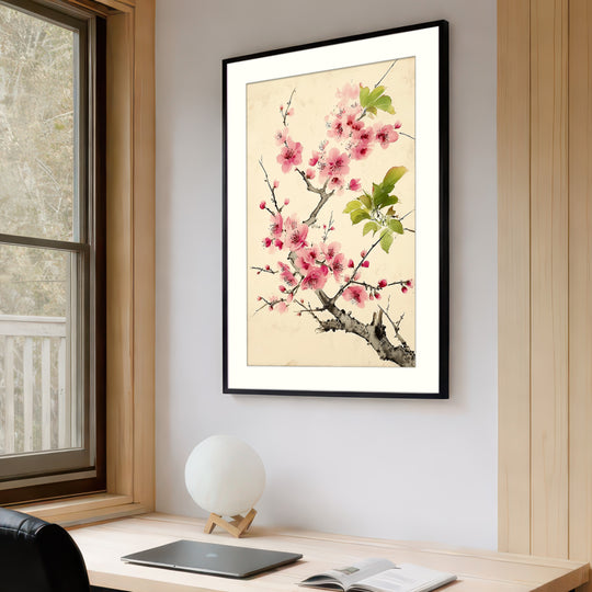 Japanese Botanical Wall Decor