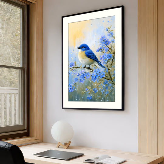 Blue Bird Art Print