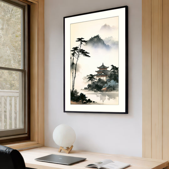 Japanese Temple Art Print