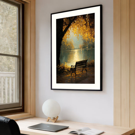 Autumn Lake Art Print