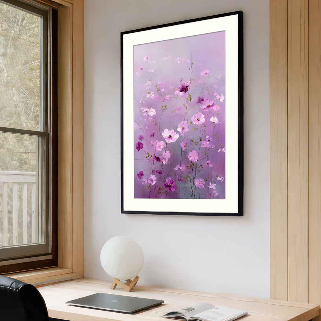 Pink Floral Art Print