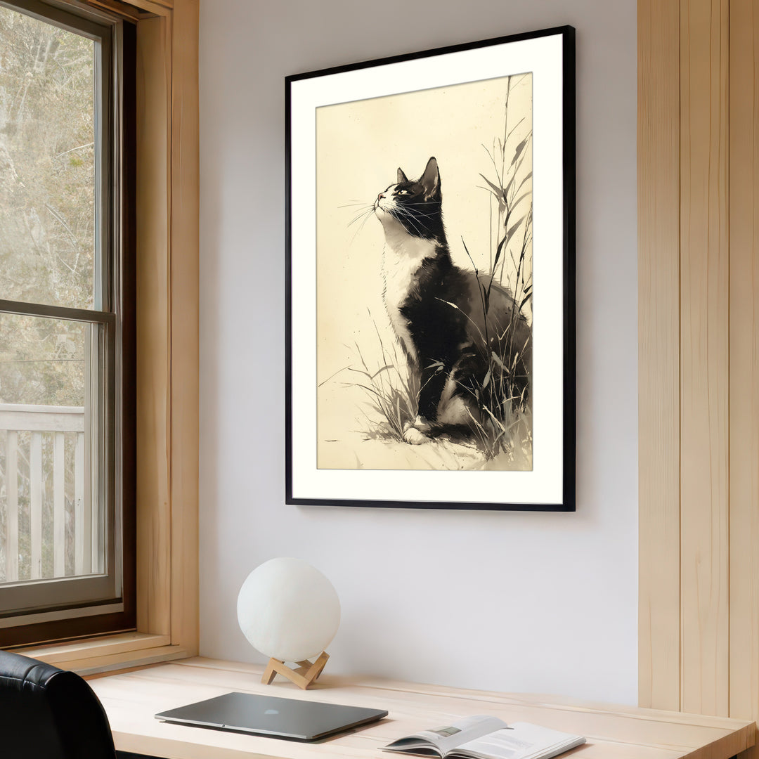 Black Cat Art Print