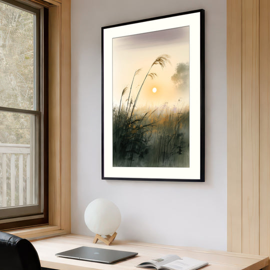 Sunset Meadow Art Print