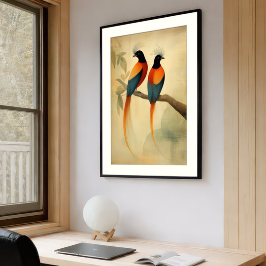 Tropical Birds Wall Art Print