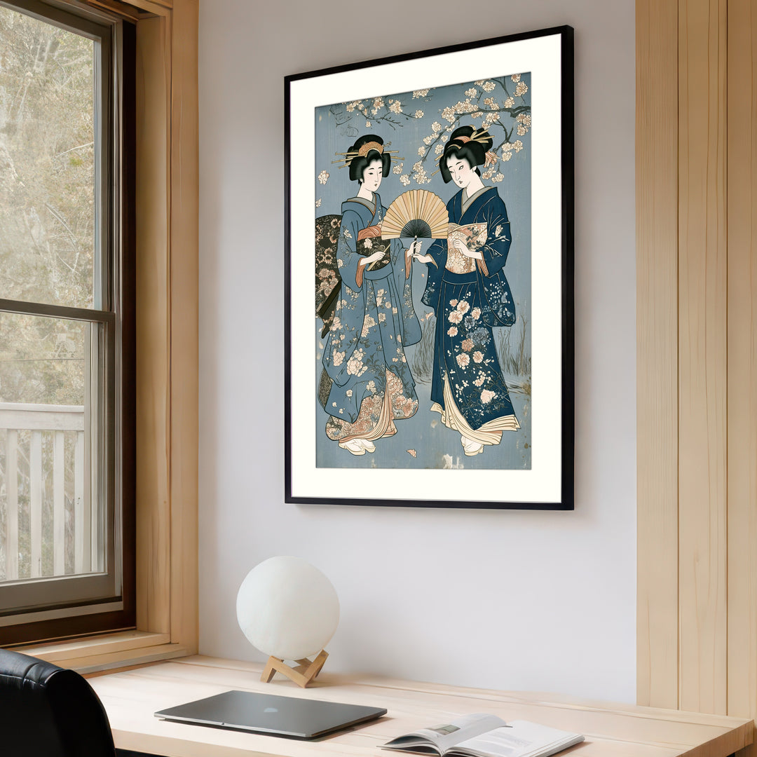 Japanese Geisha Art Print