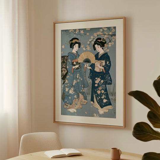 Japanese Geisha Art Print