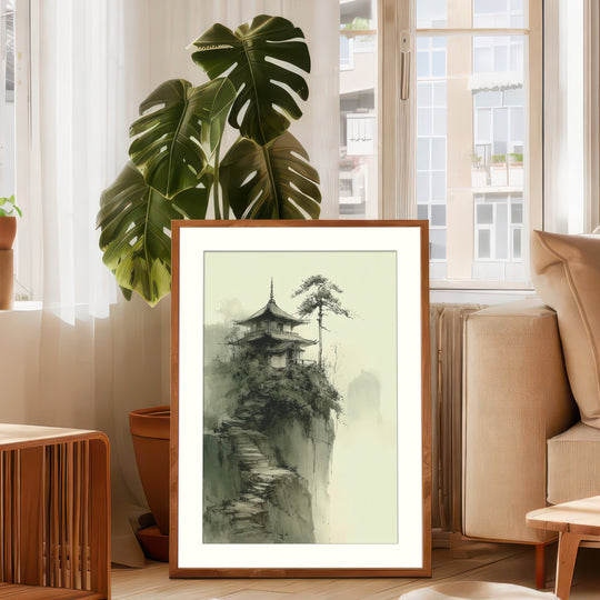 Japanese Temple Wall Art Print