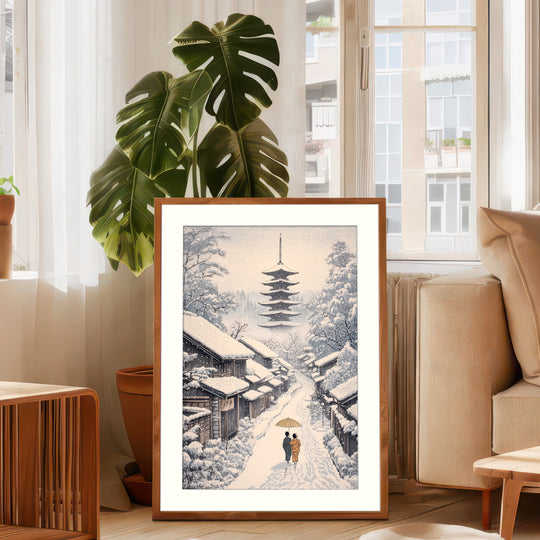Old Village Snowfall