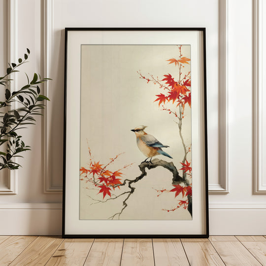 Bird on Maple Branch