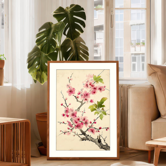 Japanese Botanical Wall Decor