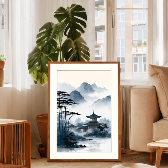 Misty Mountain Art Print