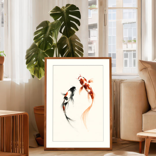 Japanese Koi Fish Art Print