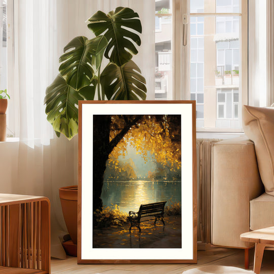 Autumn Lake Art Print