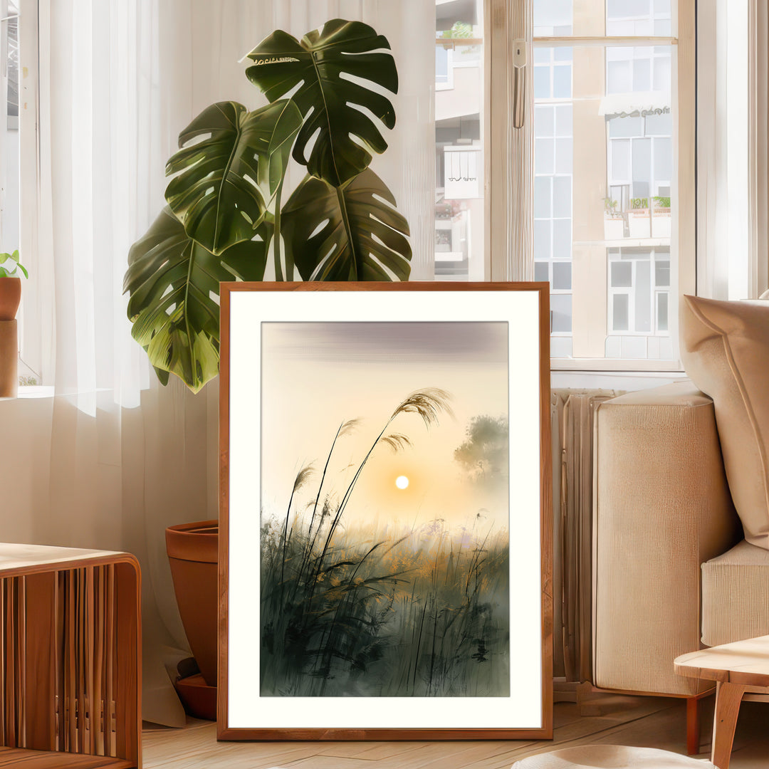 Sunset Meadow Art Print