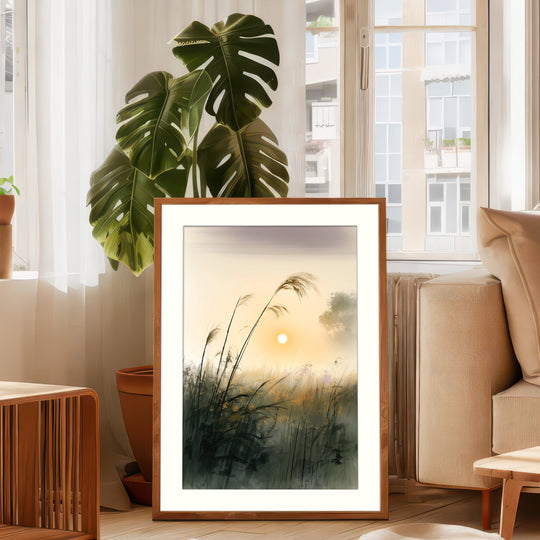 Sunset Meadow Art Print