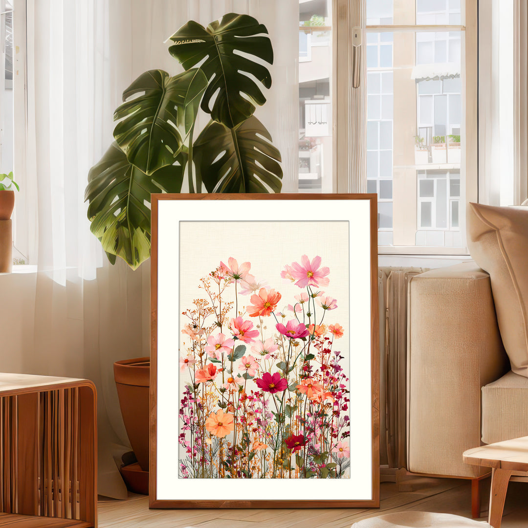 Pink Wildflower Art Print