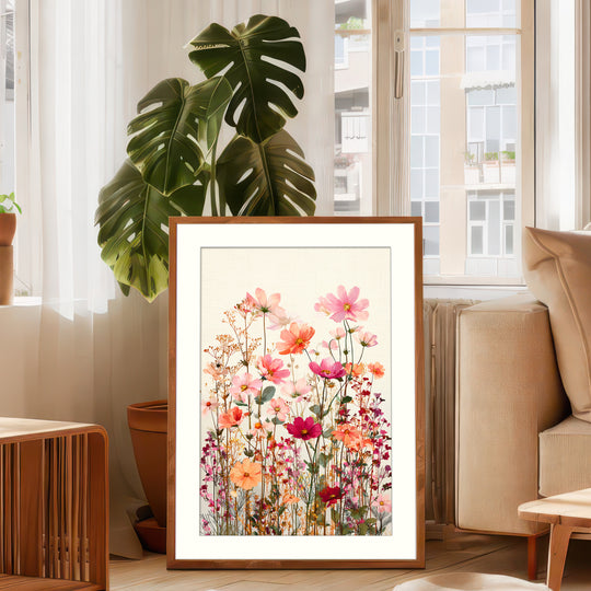 Pink Wildflower Art Print