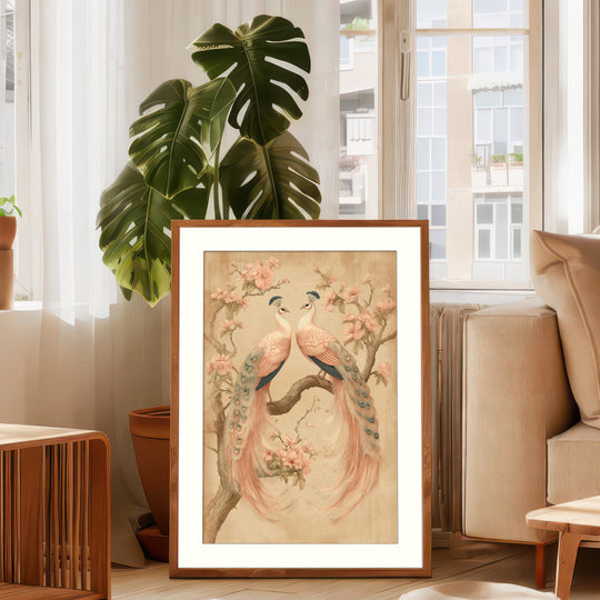 Peacock Bird Wall Art Print
