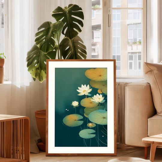 Teal Botanical Wall Decor